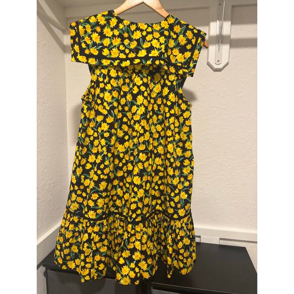 NWT Maeve Cottagecore Collared Poplin Swing Mini Dress Sz S - Picture 9 of 9